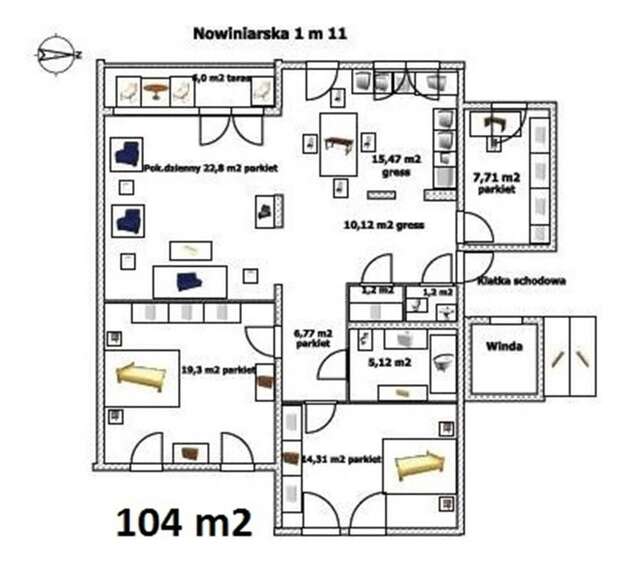 Апартаменты Apartament Nowiniarska Варшава-25